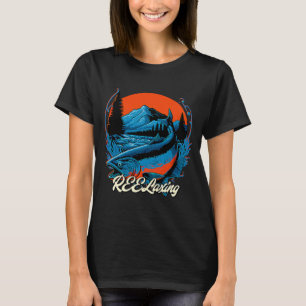 Camiseta REELaxing Fisheries Motivational Quote Pescador In