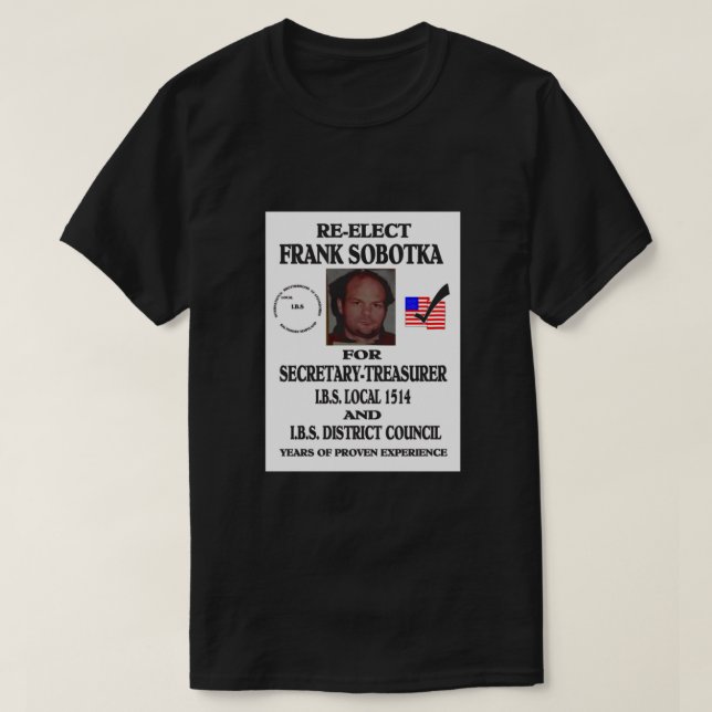 Camiseta REELECT FRANK SOBOTKA Essential (Frente do Design)