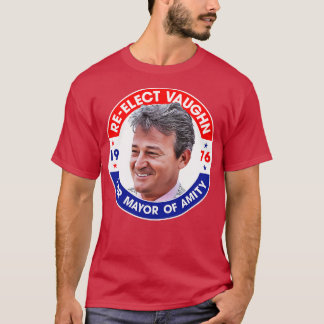 Camiseta ReElect Larry Vaughn Para Prefeito De Amidade