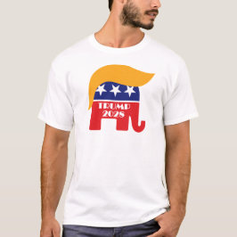 Camiseta Reeleger o Presidente Trump 2028 3º Mandato