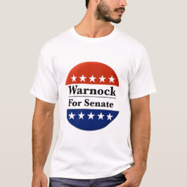 Camiseta Reeleger Raphael Warnock para o Senado dos EUA 202
