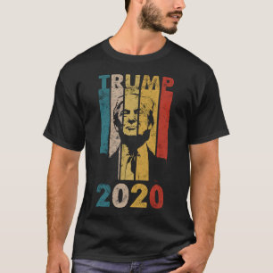 Camiseta Reeleição de Trump 2020 Vintage Política dos an