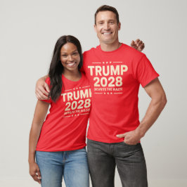 Camiseta Reescreva as Regras Patriótica, Trump 2028 T-Shirt