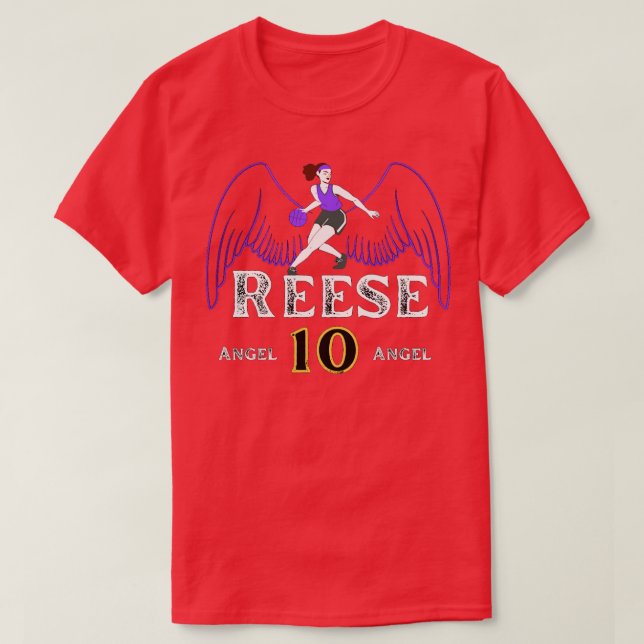 Camiseta Reese 10 Angel Reese TSirt (Frente do Design)