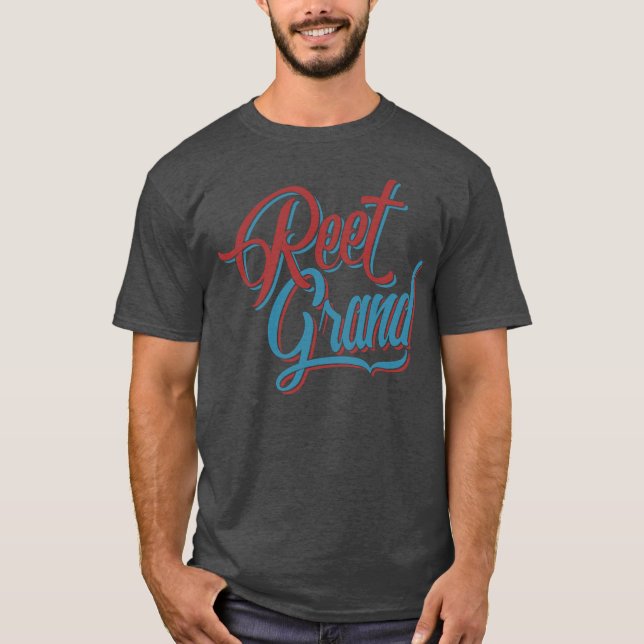 Camiseta Reet Grand Yorkshire England Slang Dialeto (Frente)