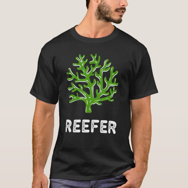 Camiseta Ref Funny Coral Reef Frag (Frente)