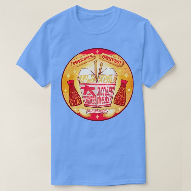Camiseta Refeição Chinesa Suculenta (Frente do Design)