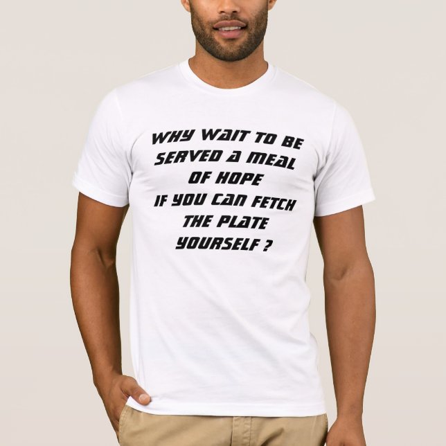 Camiseta refeição da esperança (Frente)
