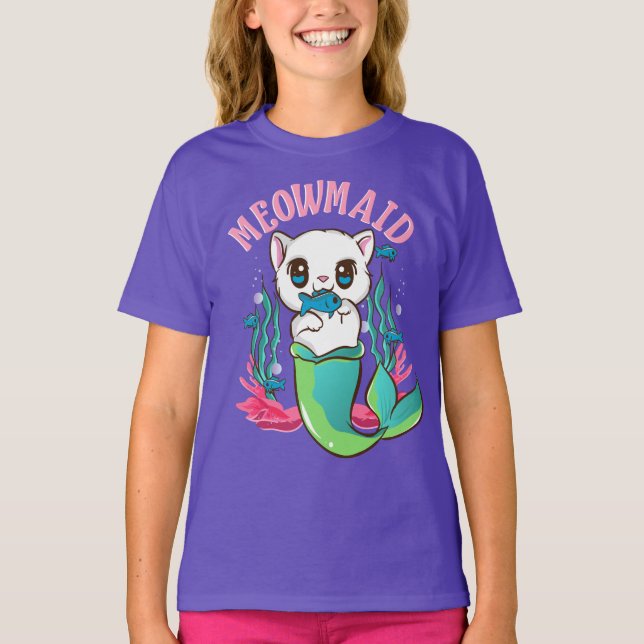 Camiseta Refeição do Cat Unicorn (Frente)