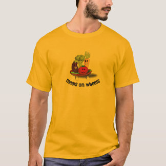 Camiseta Refeições engraçadas nas rodas