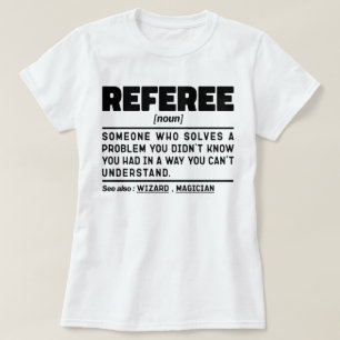 Camiseta Referee Noun Referendo Futebol Referee Funny