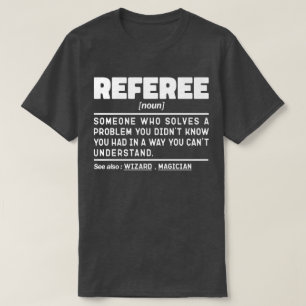 Camiseta Referee Noun Referendo Futebol Referee Funny
