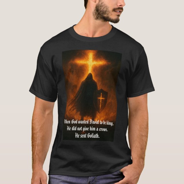 Camiseta 🔥 Refined to Reign – Faith-Forged Tee (Frente)