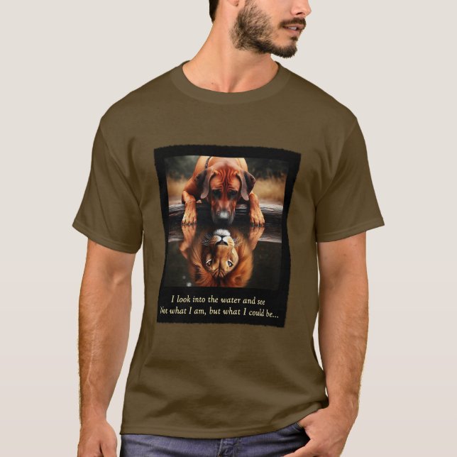 Camiseta Reflection of Strength Ridgeback Lion (Frente)