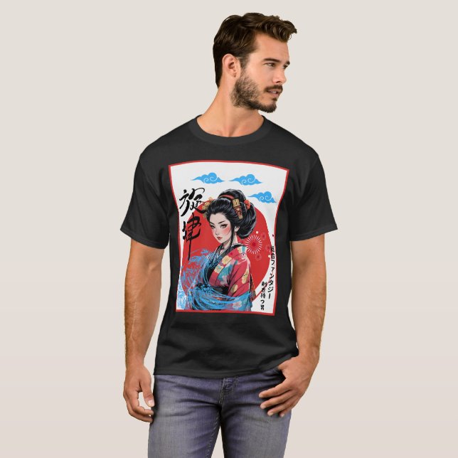 Camiseta Reflections of Geisha (Frente Completa)