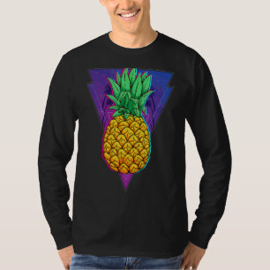 Camiseta Refletor de 80s Pineapple Tropical Summer Vapo