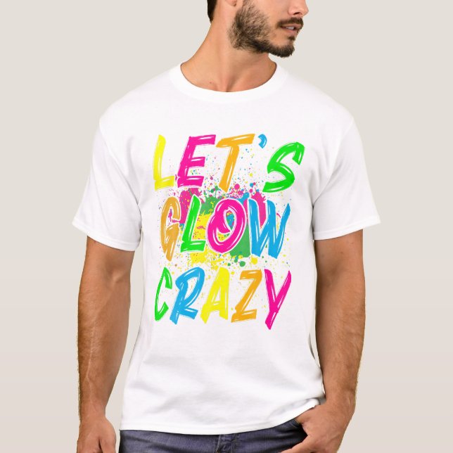 Camiseta Refletor do Glow Party 80s (Frente)