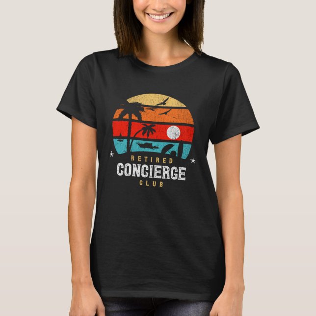 Camiseta Refletor Estilo de Aposentação Ideia Engraçada Con (Frente)
