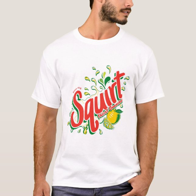Camiseta Refletor Negrito "Quencher Camisa" Citrus Soda (Frente)