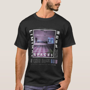 Camiseta Refletor Vaporwave de Espaços Limínicos
