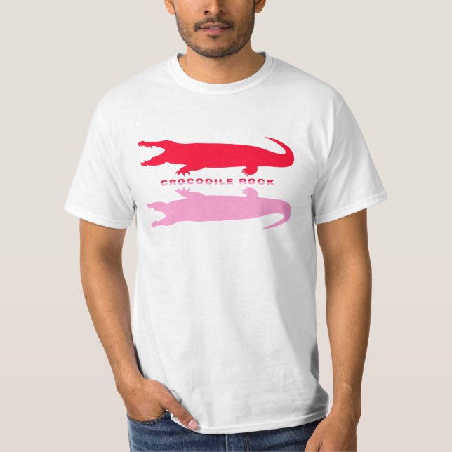 Camiseta Reflexão Crocodilo (Vermelho) (Frente)