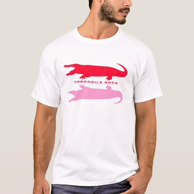 Camiseta Reflexão Crocodilo (Vermelho) (Frente)