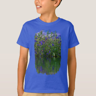 Camiseta Reflexão De Água Azul E Verde