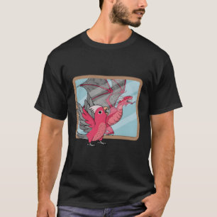 Camiseta Reflexão do Dragão de Papagaio I Galah Coc, Queima