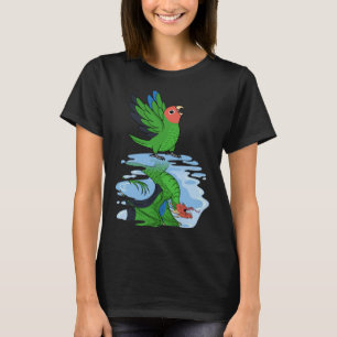 Camiseta Reflexão do Papagaio e Dragão Eu Enfrentei o Amor