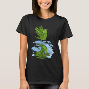 Camiseta Reflexão entre papagaio e dragão I Amazônia Seques