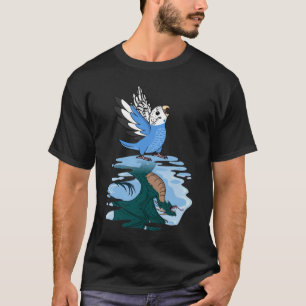 Camiseta Reflexão entre papagaio e dragão I Blue Budget Bud