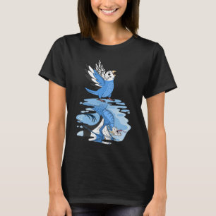 Camiseta Reflexão entre papagaio e dragão I Blue Budget Bud