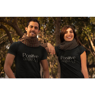 Camiseta Reflexão Positiva Design moderna