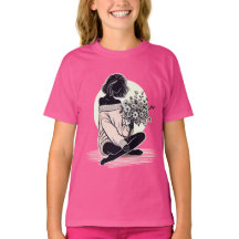 Reflexão silenciosa de uma mulher