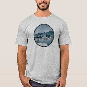 Camiseta Reflexão sobre o Lago Jordan na Carolina do Norte