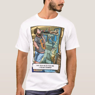 Camiseta Reflexo do T-Rex: Pense Maior que Grande