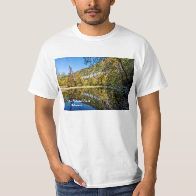 Camiseta Reflexões de queda do diafragma nacional de Buffal (Frente)