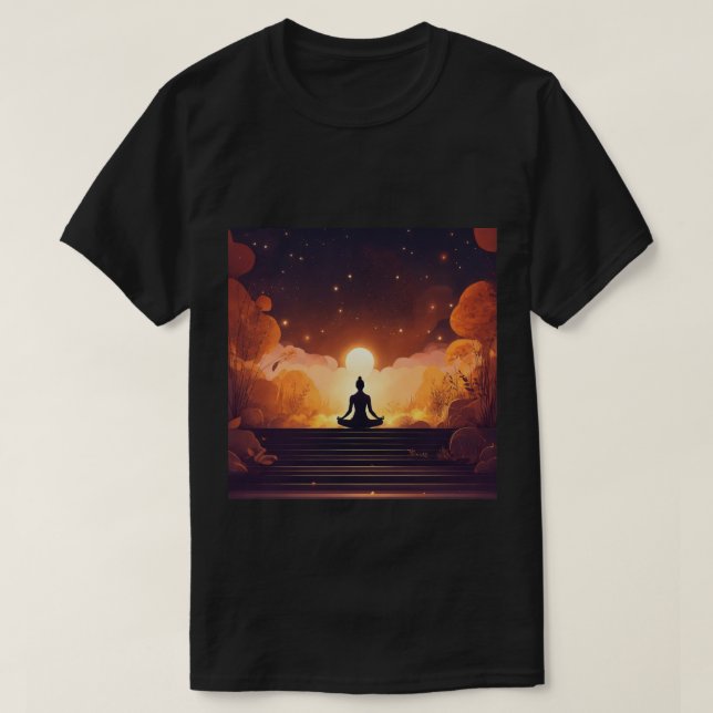 Camiseta Reflexões de Zen: Coleção de Tópicos da Meditação  (Frente do Design)