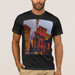 Camiseta Reflexões vermelhos nas ruas de Filadélfia