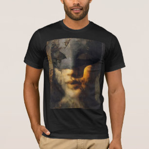 Camiseta Reflexos de Intel — Arte Gótica Surrealista Vestív