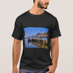 Camiseta Reflexos do Cais do Peixe de North Shields