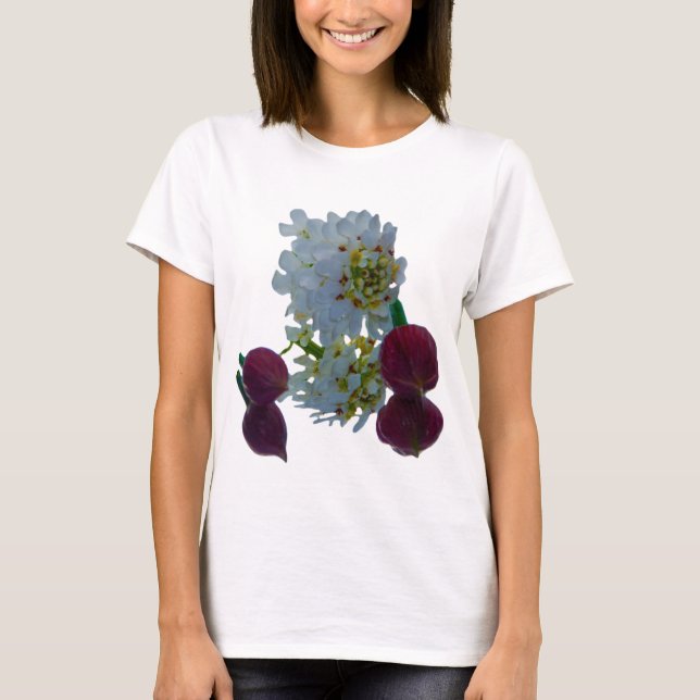 Camiseta Reflexos Florais (Frente)