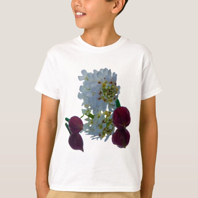 Camiseta Reflexos Florais (Frente)