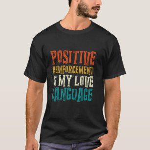 Camiseta Reforço Positivo É Minha Língua De Amor