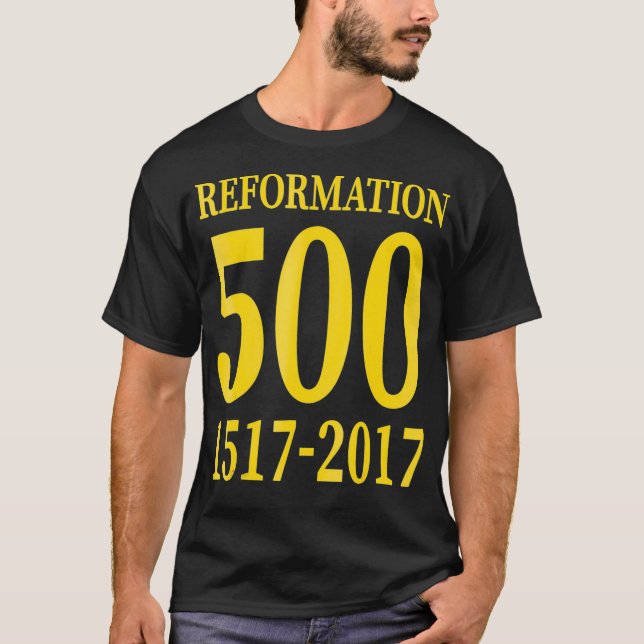 Camiseta Reforma 500 Aniversário 15172017 (Frente)