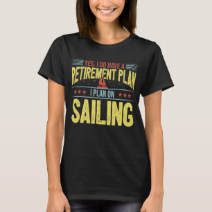 Camiseta Reforma à vela Pensão de aposentadoria aposentada 