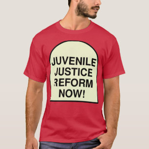 Camiseta Reforma da Justiça Juvenil Agora