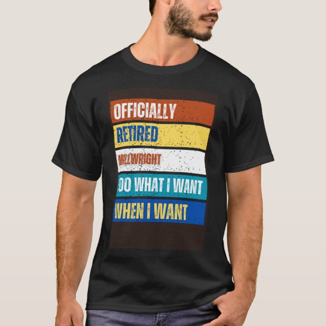 Camiseta Reforma do Millright Reformada e aposentada (Frente)