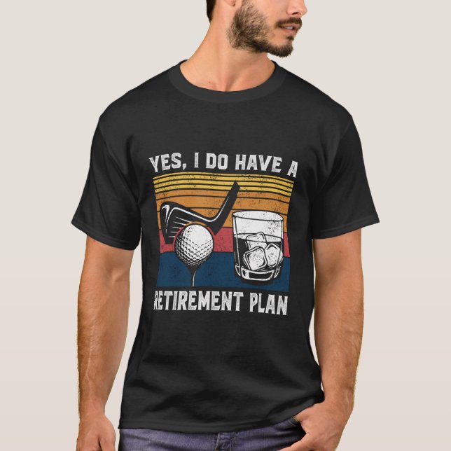 Camiseta Reforma do Plano Funny Golf Bourbon (Frente)