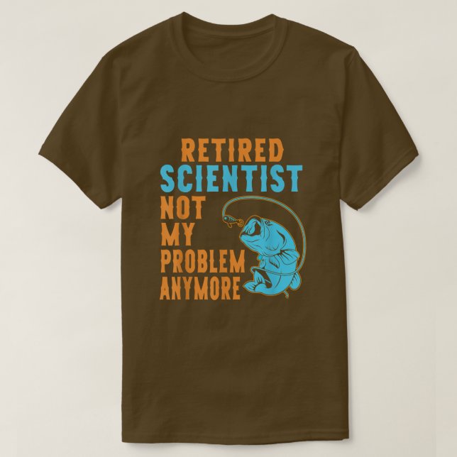 Camiseta Reforma do regime de sobrevoo da pesca de cientist (Frente do Design)